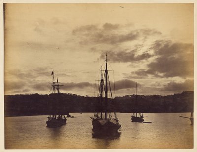 Nachtszene im Hafen von Col. Henry Stuart Wortley