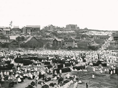 Der Marktplatz, Antananarivo, Madagaskar, 1895 von Colonel Stewart