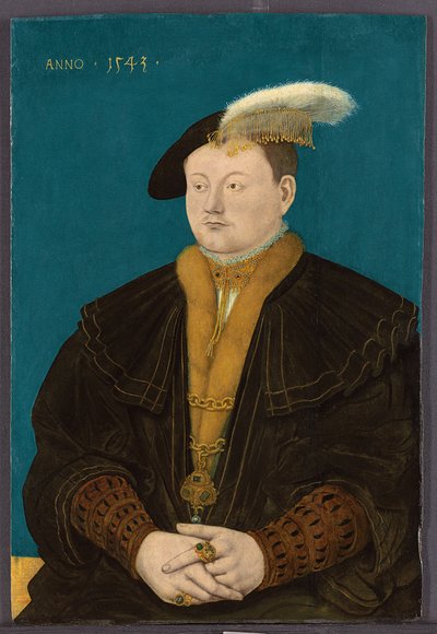 Porträt von Friedrich Magnus I. von Solms-Laubach, 1543 von Conrad Faber