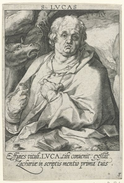 Evangelist Lukas von Conrad Goltz (possibly)