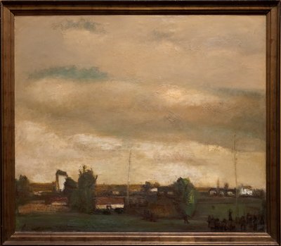 Dorf und Bogenschießen von Constant Permeke