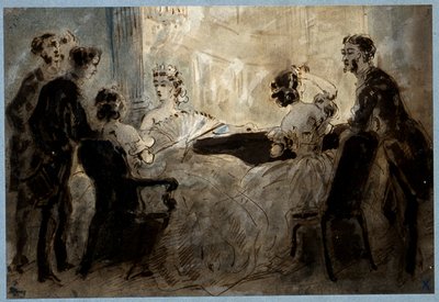 Die Loge der französischen Kaiserin von Constantin Guys