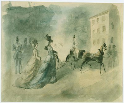 Jahrmarkt der Eitelkeit von Constantin Guys
