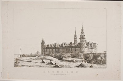 Kronborg von der nordwestlichen Seite gesehen von Constantin Hansen