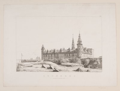 Kronborg von der nordwestlichen Seite gesehen von Constantin Hansen