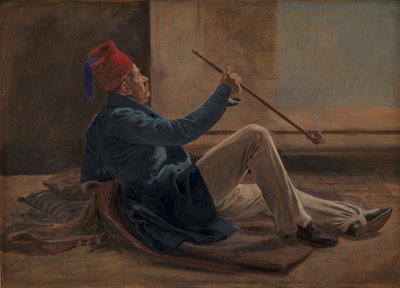 Der Architekt Gottlieb Bindesbøll von Constantin Hansen