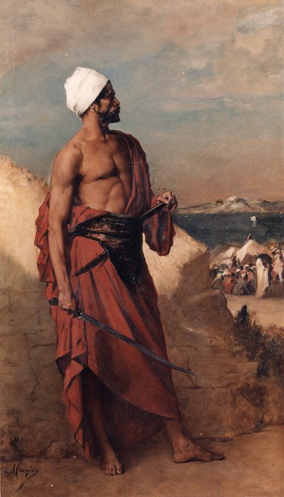 Arabischer Wachposten von Constantin Meunier