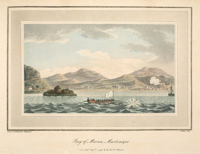 Bucht von Maran, Martinique, Illustration aus 