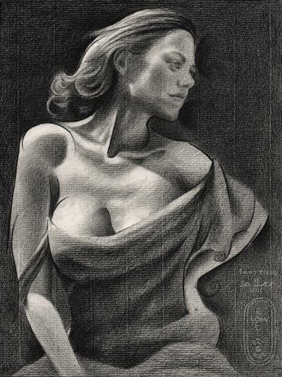Porträt einer eleganten Frau von Corné Akkers