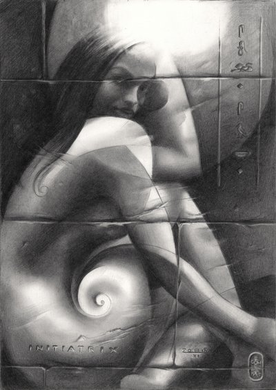 Rätselhafter Spiralblick von Corné Akkers
