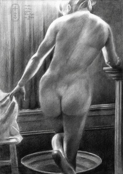 Aktstudie, nach Breitner - 23-12-25 von Corné Akkers