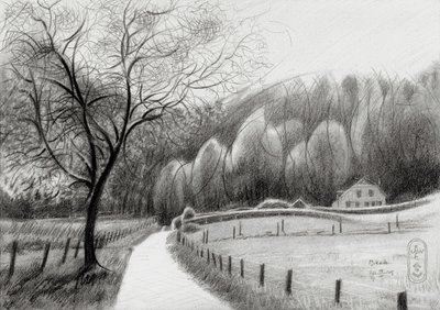 Verschlungener Landweg von Corné Akkers