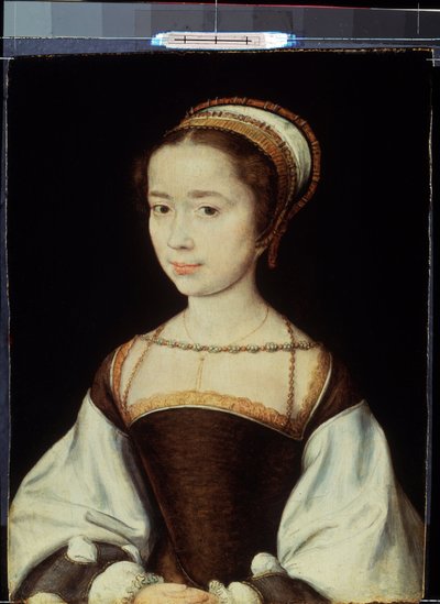Porträt einer jungen Frau von Corneille de la  Haye