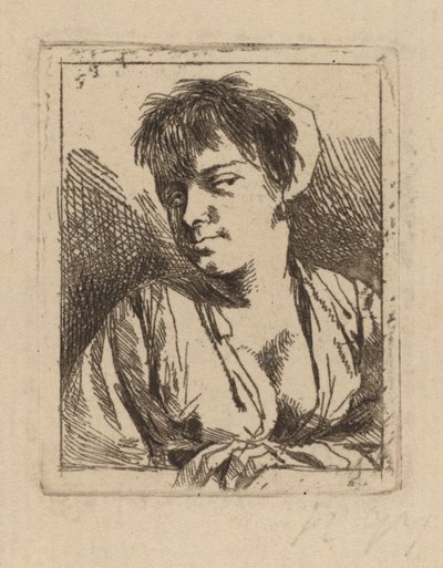 Büste einer jungen Frau von Cornelis Pietersz Bega