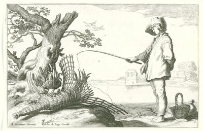 Der junge Fischer von Cornelis Bloemaert (II) (possibly)