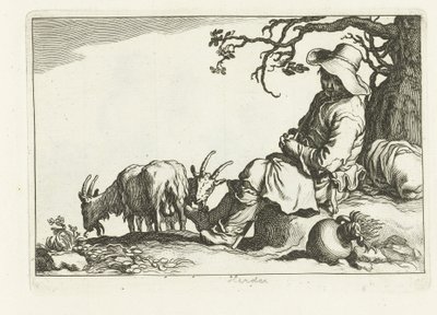 Ziegenhirt von Cornelis Bloemaert (II)