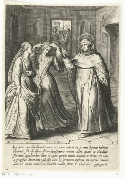 Thomas bekehrt seine Schwester von Cornelis Boel