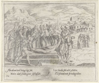 Beerdigung von Abraham von Cornelis Bos