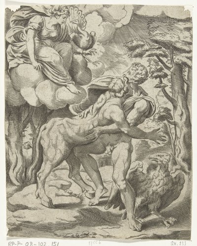 Jupiter, Io und Juno von Cornelis Bos