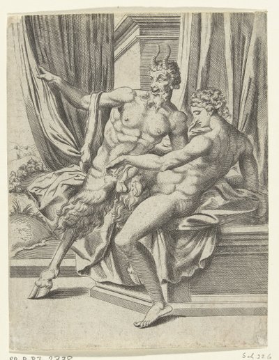 Jupiter und Antiope von Cornelis Bos