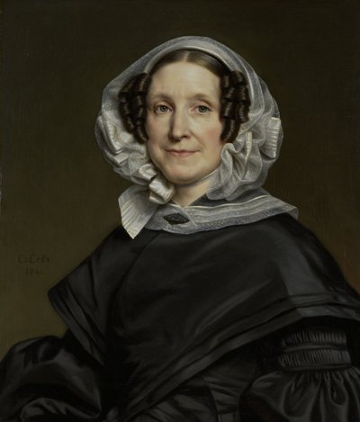 Aryna van der Pot (1786-1850). Ehefrau von N. J. A. C. Hoffmann von Cornelis Cels (signed by artist)
