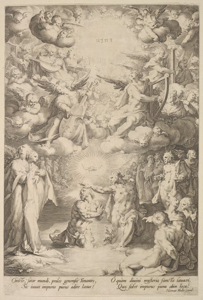Taufe Christi von Cornelis Cornelisz van Haarlem