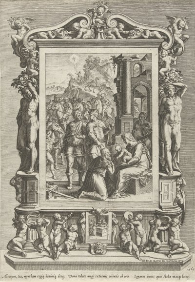 Anbetung der Könige von Cornelis Cort