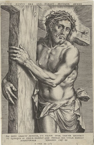 Christus als Mann der Schmerzen von Cornelis Cort