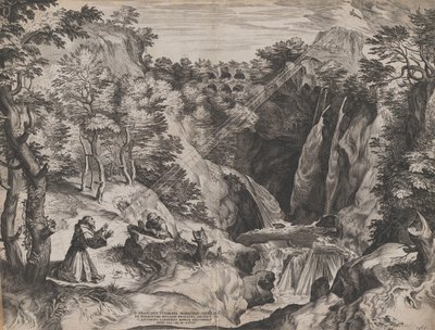 Der heilige Franziskus empfängt die Stigmata, 1567 von Cornelis Cort