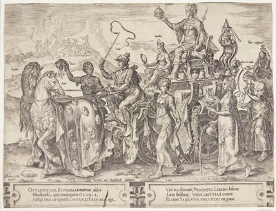 Der Triumph des Reichtums von Cornelis Cort