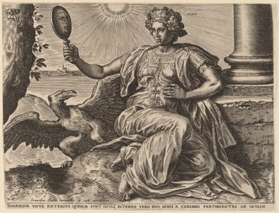 Visus von Cornelis Cort after Frans Floris I