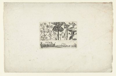 Reihe von Blumen über Landschaft von Cornelis Danckerts (I)