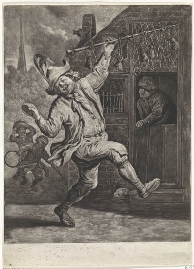 Der Hühneraugenschneider, ca. 1700 von Cornelis Dusart