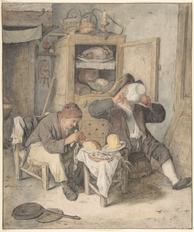 Küchenszene von Cornelis Dusart