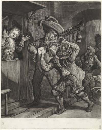 Loterij van Grootebroek, 1694 von Cornelis Dusart