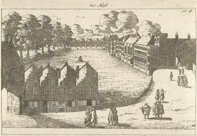 Ansicht des Buitenhofs von Cornelis Elandts
