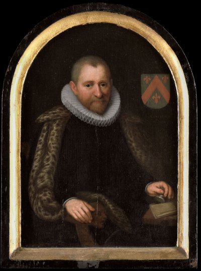 Porträt von Gerrit Willemsz van Schoterbosch, um 1620 von Cornelis Engelsz