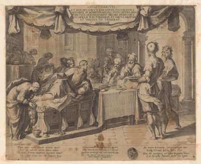 Christus zu Gast bei Simon dem Pharisäer von Cornelis Galle (I)