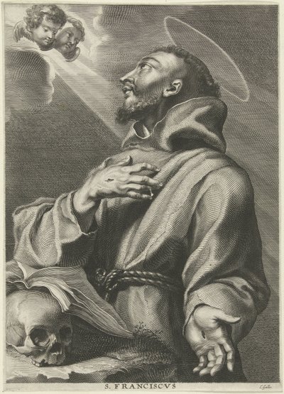 Hl. Franziskus von Assisi von Cornelis Galle (I)
