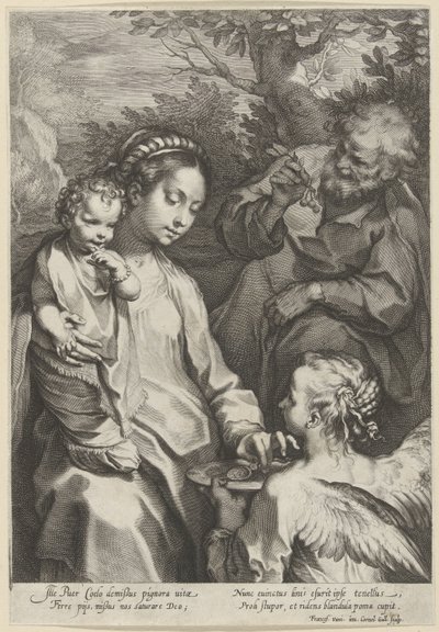 Maria füttert das Kind von Cornelis Galle (I)