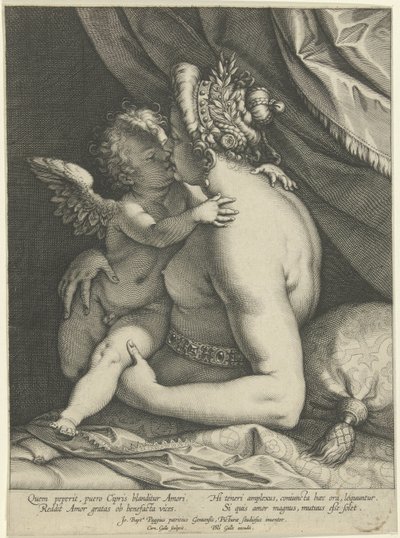 Venus küsst Amor von Cornelis Galle (I)