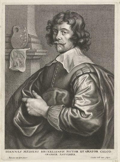 Porträt von Joannes Meyssens von Cornelis Galle (II)