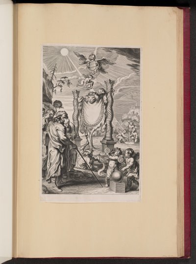 Titelseite für G. de St. Vincent, Opus Geometricum Quadraturae Circuli von Cornelis Galle II after Abraham Diepenbeeck