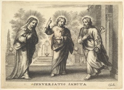 Conversatio sancta von Cornelis Galle I