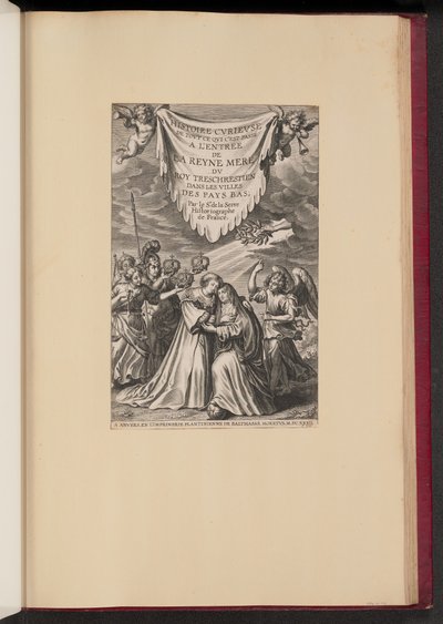 Titelseite für Histoire Cvrievse de Tovt Ce Qui C