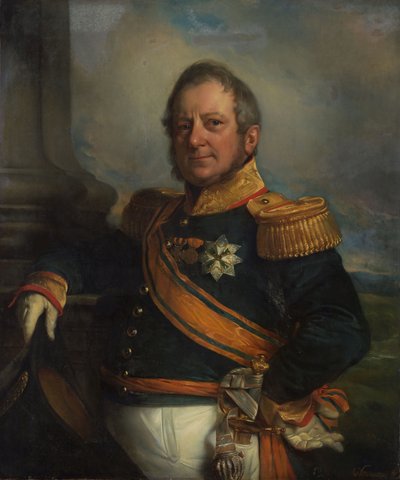 Porträt von Hendrik Merkus von Cornelis Kruseman