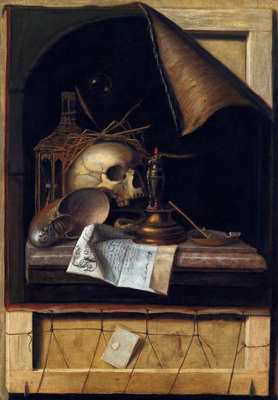 Vanitas-Stillleben von Cornelis Norbertus Gysbrechts