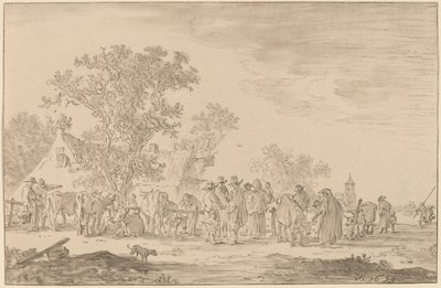 Viehmarkt, 1767 von Cornelis Ploos van Amstel
