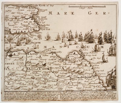 Forbins Versuch gegen Schottland von Cornelis Ploos van Amstel