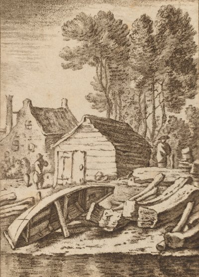 Werft, 1761, veröffentlicht 1765 von Cornelis Ploos van Amstel